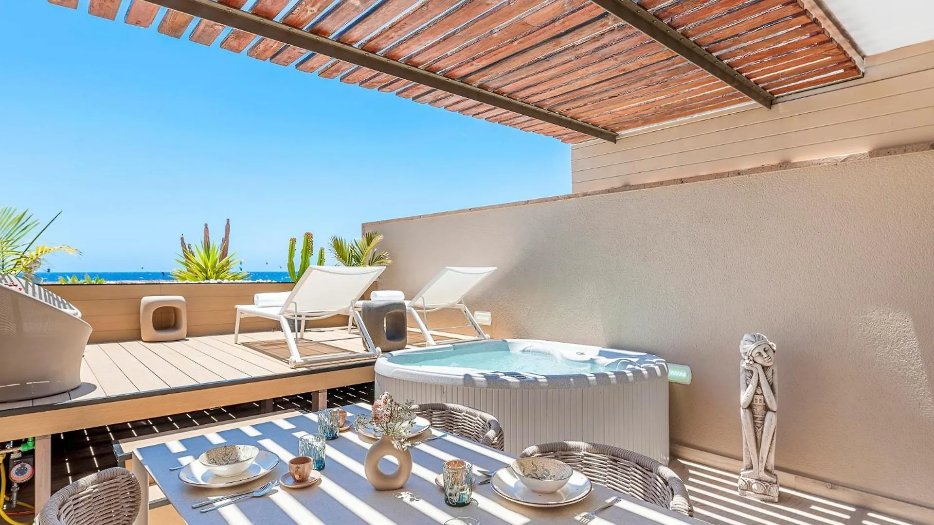 شقة Medano4You Ocean View Terrace Casa Medano El Médano