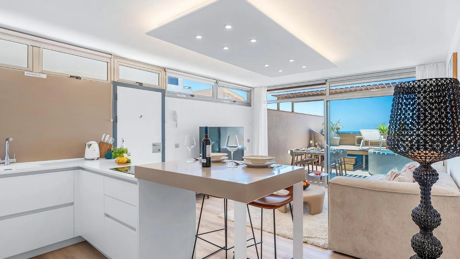 شقة Medano4You Ocean View Terrace Casa Medano El Médano
